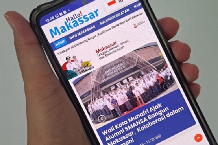 Peluncuran Hallomakassar.com yang berlangsung pada awal Agustus 2025. (Dok. Hallomakassar.com)